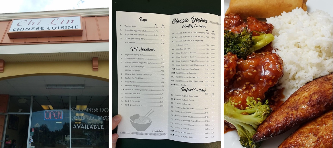 Chi Lin Restaurant Menu
